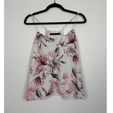 Karen Millen Silk Floral Flowy Classic Career Blouse 8