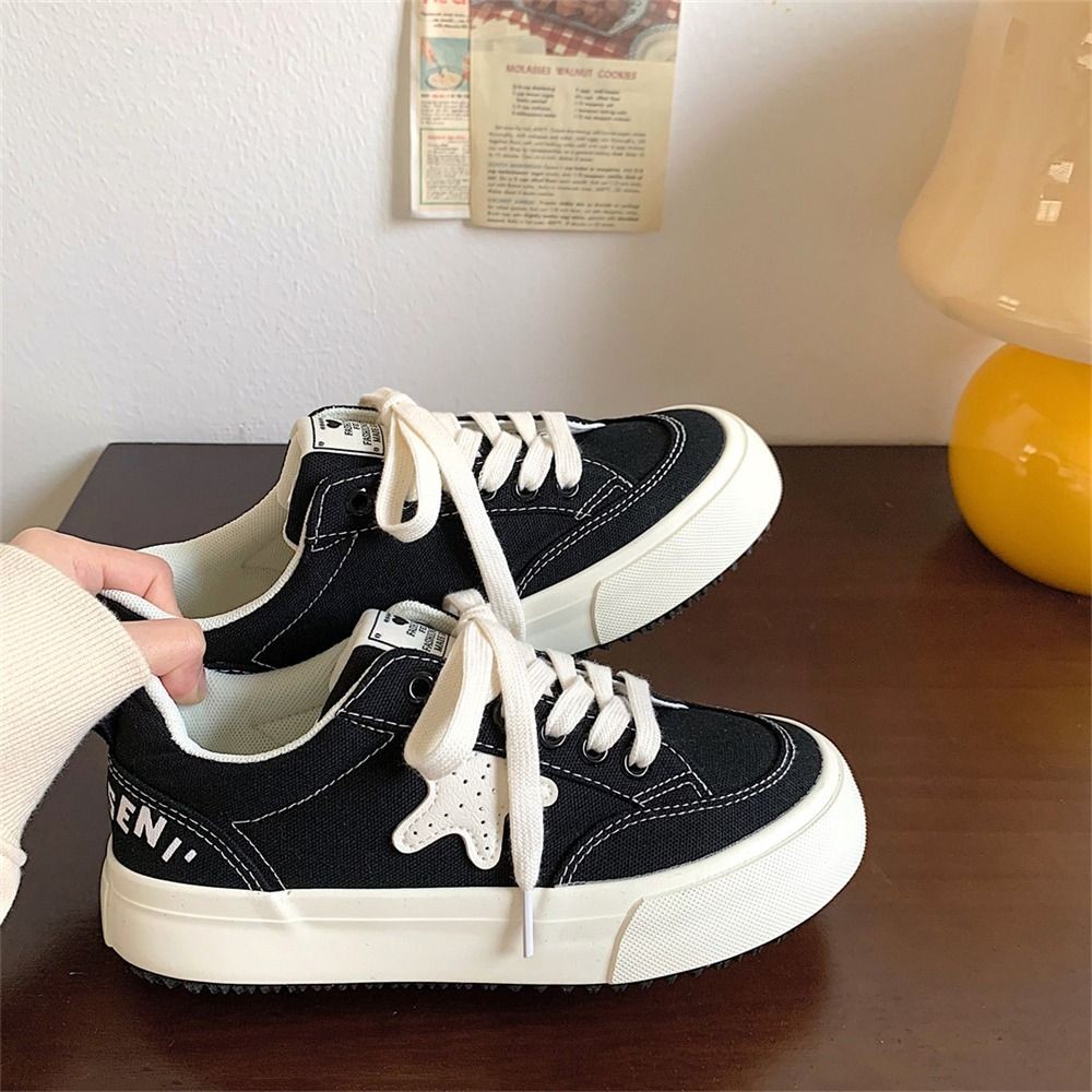 SAOLA Scarpe in tela leggere suola morbida scarpe sportive piccole bianche donna ragazza