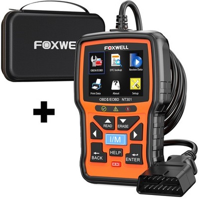Foxwell NT301 OBD2 Car Scanner Code Reader Check Engine Diagnostic Tool With Bag