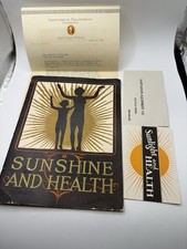 Complete 1927–1928 Battle Creek SUNARC Bath Promotional Sales Packet Ephemera