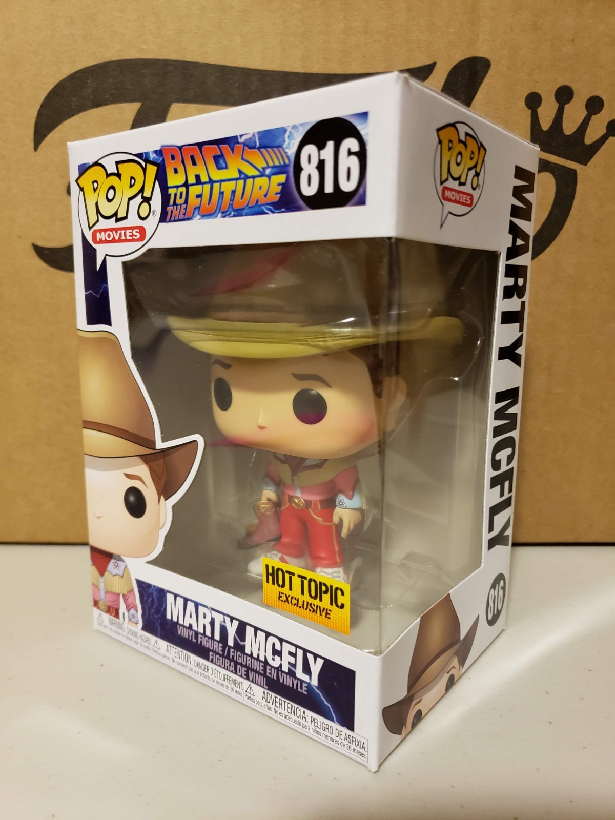 Funko Pop Movies #816 Back to the Future Marty McFly Hot Top