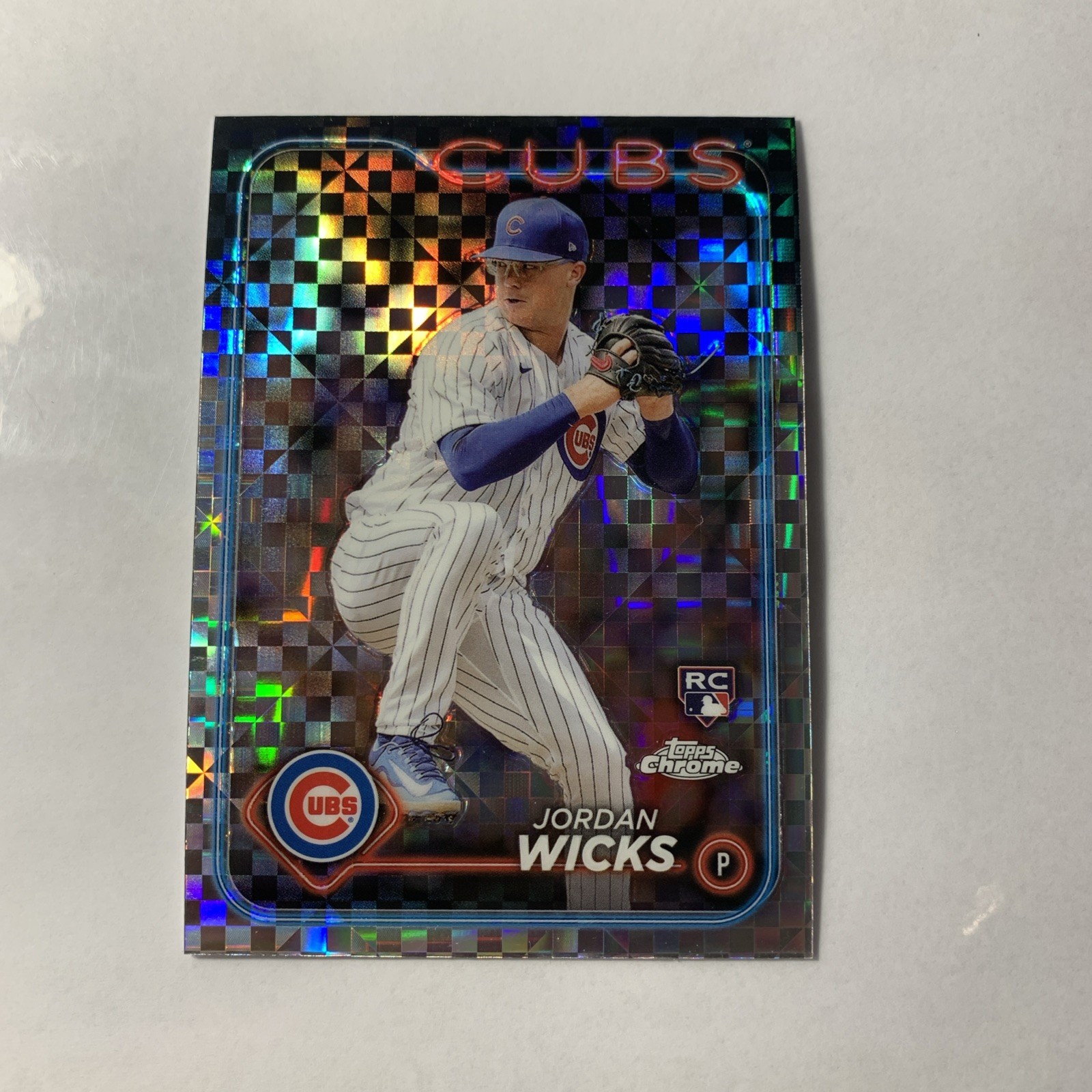 2024 Topps Chrome Jordan Wicks Rookie X-Fractors #67 Chicago Cubs