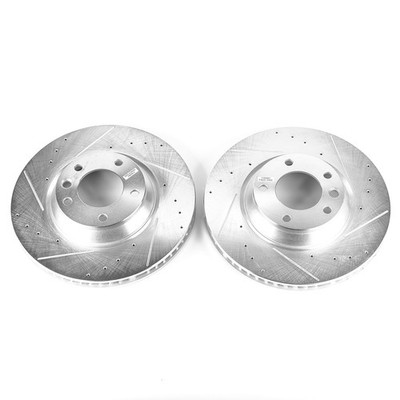 Power Stop for 07-15 Audi Q7 Front Evolution Drilled & Slotted Rotors - Pair