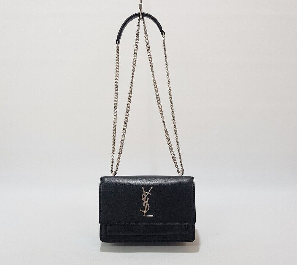 Saint Laurent Mini Beige Chain Shoulder Crossbody Bag Saint Laurent Mini Beige Chain Shoulder Crossbody Bag