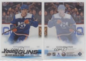 2019-20 Upper Deck Young Guns Clear Cut Oliver Wahlstrom #457 Rookie RC