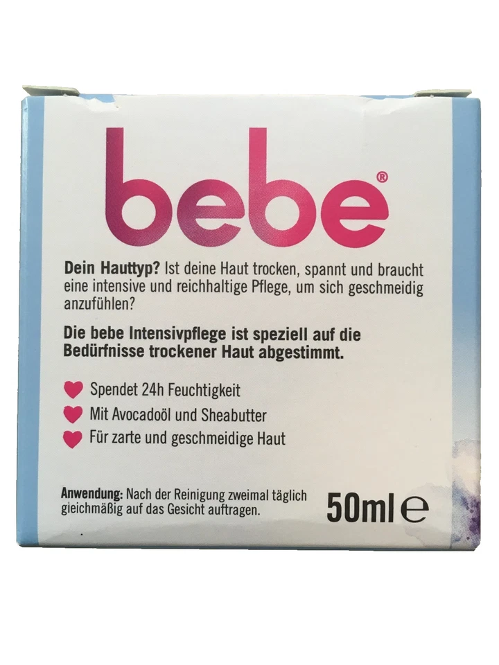 bebe Gesichtscreme Intensive Pflege Trockene Haut, 50 ml - Bild 4 von 4