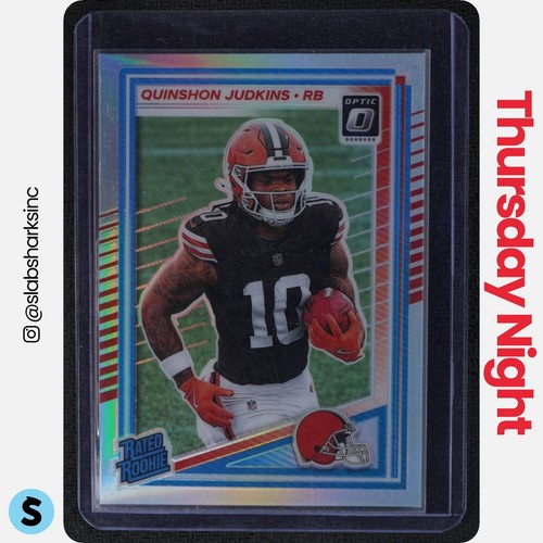 2025 PANINI DONRUSS OPTIC #252 QUINSHON JUDKINS RATED ROOKIE HOLO PRIZM