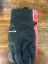 NWT Head Men's Hybrid Waterproof/Windproof/Breathable Gloves. Black. Medium