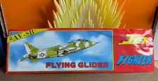 Vintage Disney Jet Fighter Flying Glider 2001 Disneyland in Sealed Paper Pkg USA