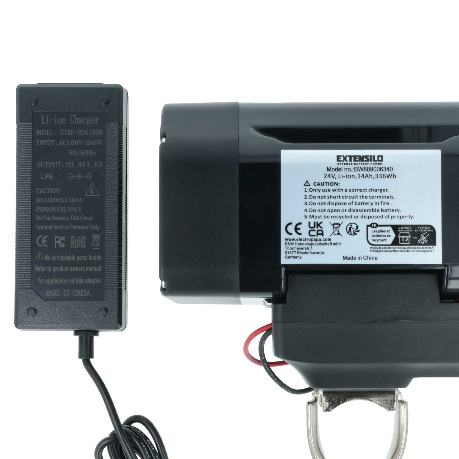 Batteria e-bike PortaPower SFM 24V 14Ah foto 5