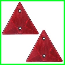 2 Pack Safety Reflector Warning Sign, 6"x6" Slow Moving Vehicle Triangle Safe...