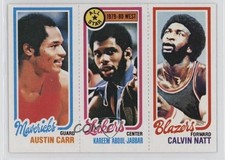 1980-81 Topps Austin Carr Kareem Abdul-Jabbar Calvin Natt #200-8-61 HOF 4pa