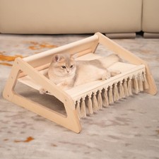 Cat Hammock Bed with Removable Washable Cover, Pet Couch Sofa for Indoor Cats...