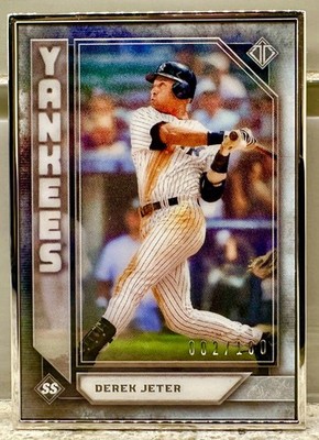 JERSEY # MATCH! 2019 Topps Transcendent Collection Derek Jeter 2/100! YANKEES!