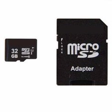 Micro SD Memory Card - 32 GB- W/Adapter