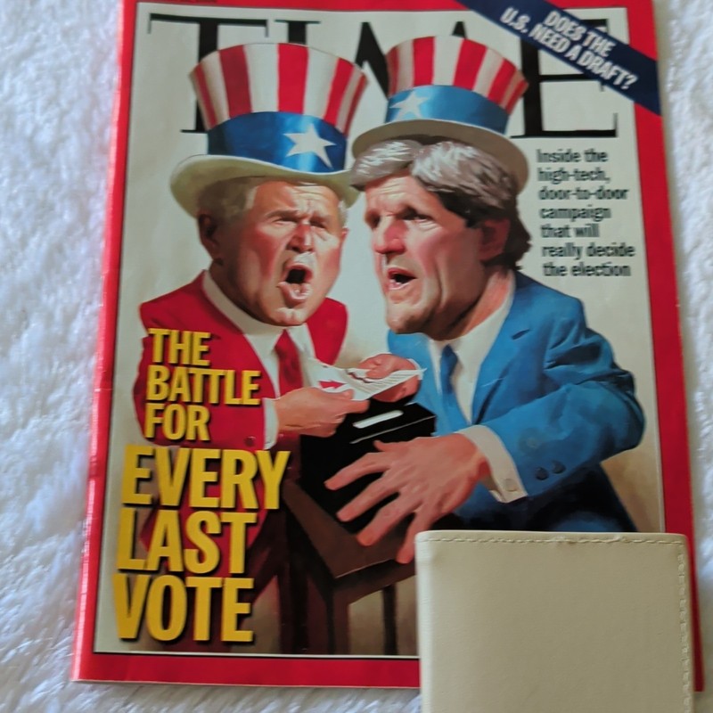 TIME Magazine Oct 18 2004 Battle for Every Last Vote, Illustrated Politics