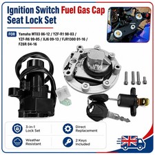 Ignition Switch Lock Fuel Tank Cap Seat Lock For Yamaha FJ1300 FJR1300 2001-16