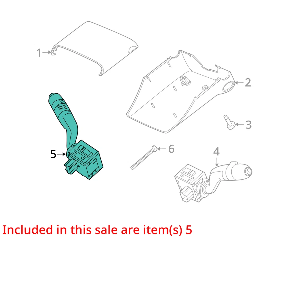Interruptor de control limpiaparabrisas OEM JAGUAR F-TYPE X152 2014-2022 8W8317A553BB Foto 3 de 4