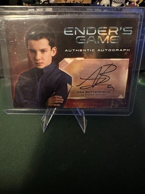 2014 ENDER'S GAME AUTO: ASA BUTTERFIELD #A2 AUTOGRAPH ''ENDER WIGGIN''
