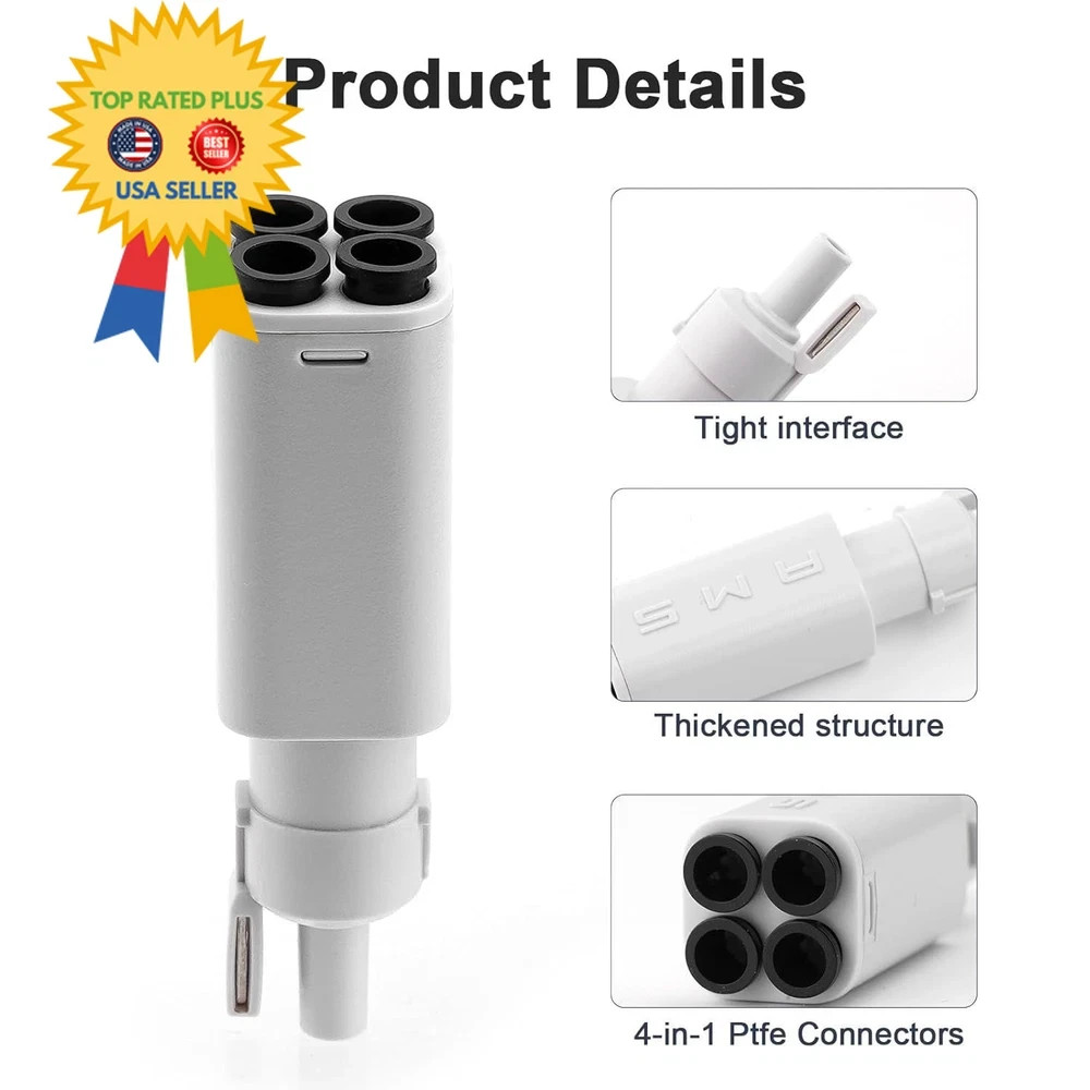 4 in 1 PTFE Tube Adapter Connector for A1 A1 Mini 3D Printer Accessories