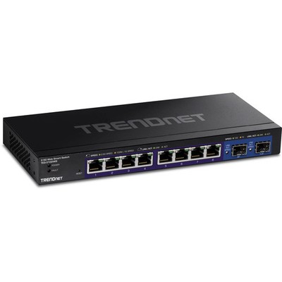 TRENDnet TEG-3102WS 10-Port Multi-Gig Managed Switch | 8x 2.5G 2x 10G SFP+