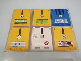 Famicom Disk Card Lot 6 ZAP/Tantei Club/Ultraman/Golf/Othello/Mahjong NES JP