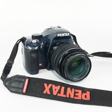 Pentax K-X SR 12MP Digital Camera with 18-55mm Lens - 720p HD Video - Navy