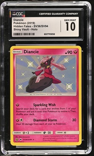 Diancie graded CGC 10 for sale on eBay