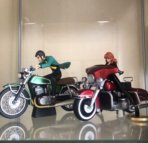 Lupin III Figurine PVC Banpresto 2006 - Lupin & Moto Verte, Collection