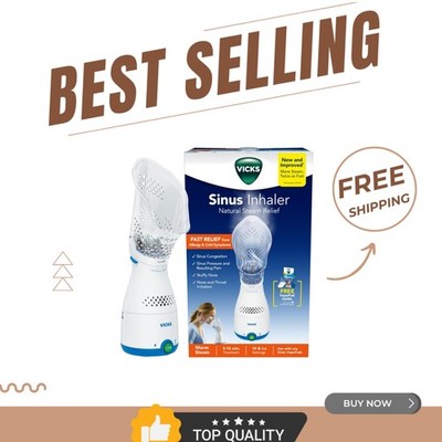 Revitalizing Non-Medicated Steam Inhaler for Sinus Relief & Allergies, Includ...