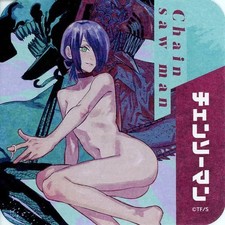 Chainsaw Man Reze Art Coaster Paper 3.5in x 3.5in Hot Water Mug Cup