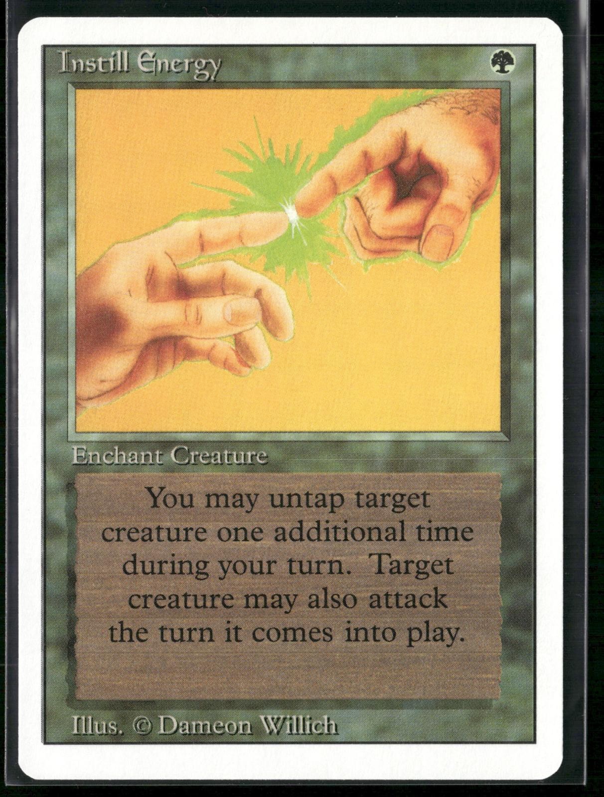 Instill Energy Uncommon Revised Edition Magic: The Gathering Near Mint