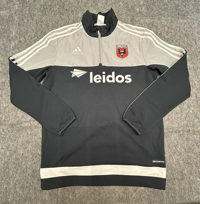 DC United FC Adidas ClimaWarm 1/4 Zip Pullover MLS Medium