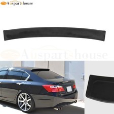 Matte Black Rear Roof Window Visor Spoiler For 2013-2017 Honda Accord Sedan Abs