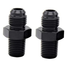 6AN Male Flare to 3/8" NPT Aluminum Hose Pipe Fitting 6AN to 3/8 NPT 2