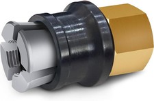 Lock On Air Chuck 14 Fnpt Durable Brass Nylon Designed For Tires Universal Fit