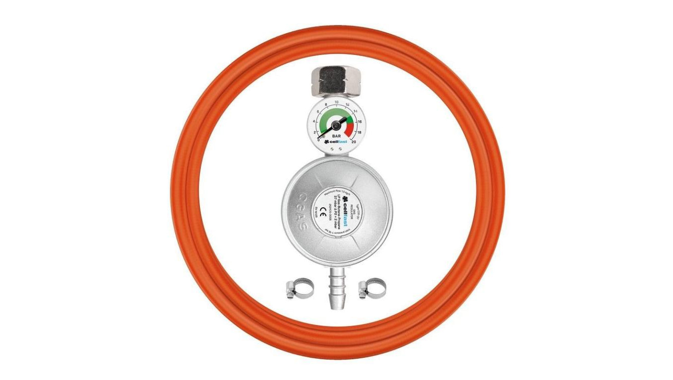 PROPANE-BUTANE CONNECTION KIT WITH PRESSURE GAUGE /T2UK