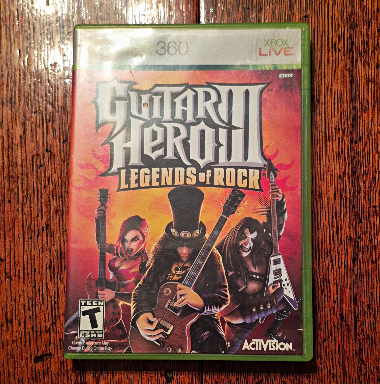 Guitar Hero III: Legends of Rock Xbox 360 NTSC-U/C T (2007) Manual Multiplayer