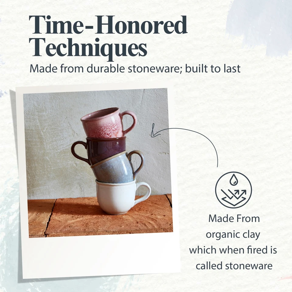 Taza Portmeirion Minerals, Juego de 4 - Aguamarina Foto 4 de 4