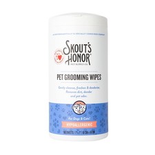 SKOUT'S HONOR Pet Grooming Wipes for Dogs and Cats - Deodorizing, Plant-Based...