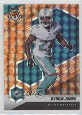2021 Panini Mosaic Reactive Orange Mosaic Prizm Byron Jones #127 2l4