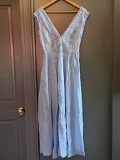 Doen Victoria V-neck Lace A-line Tank Midi Dress Size S