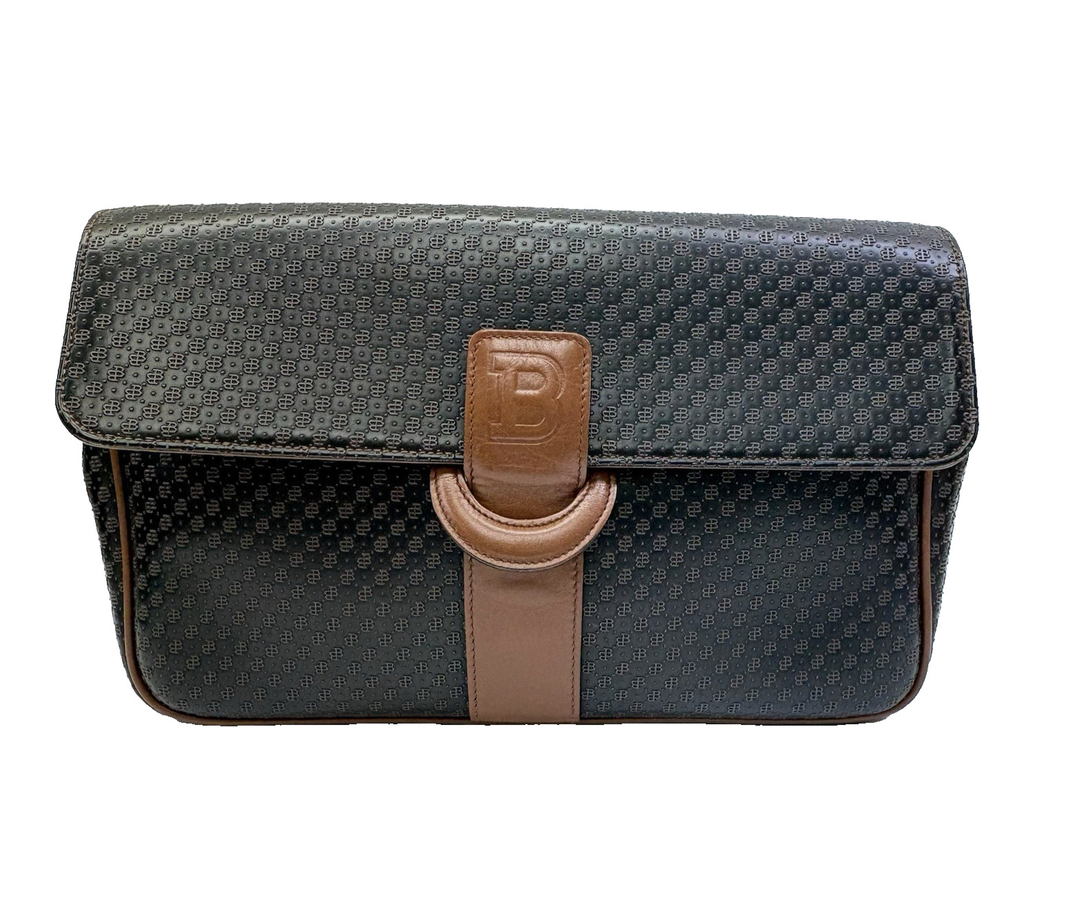 Authentic Bally clutch bag leather  From Japan0802