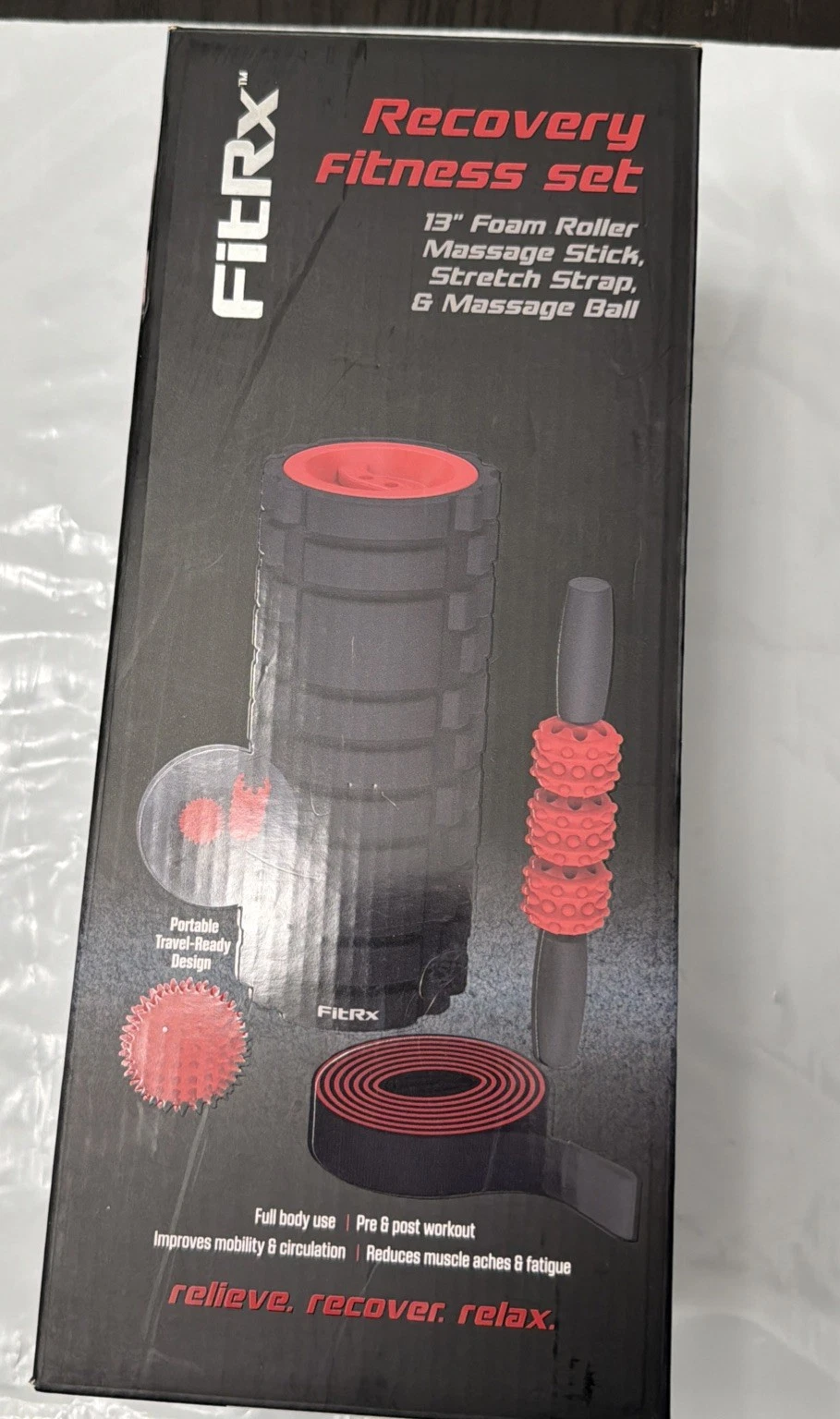 FitRx Portable recovery Fitness Set. NIB. 761
