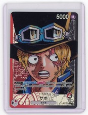 One Piece Japanese - Sabo  OP05-001 Alt Art Leader - Awakening of The New Era
