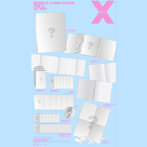 Mini álbum MONSTA X 13th THE X Standard ver. Juego 4ea y STARSHIP POB - Imagen 9 de 9