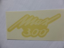 NSU Max 300 napis kalkomania wodna, 116x46mm, biała, 02411N