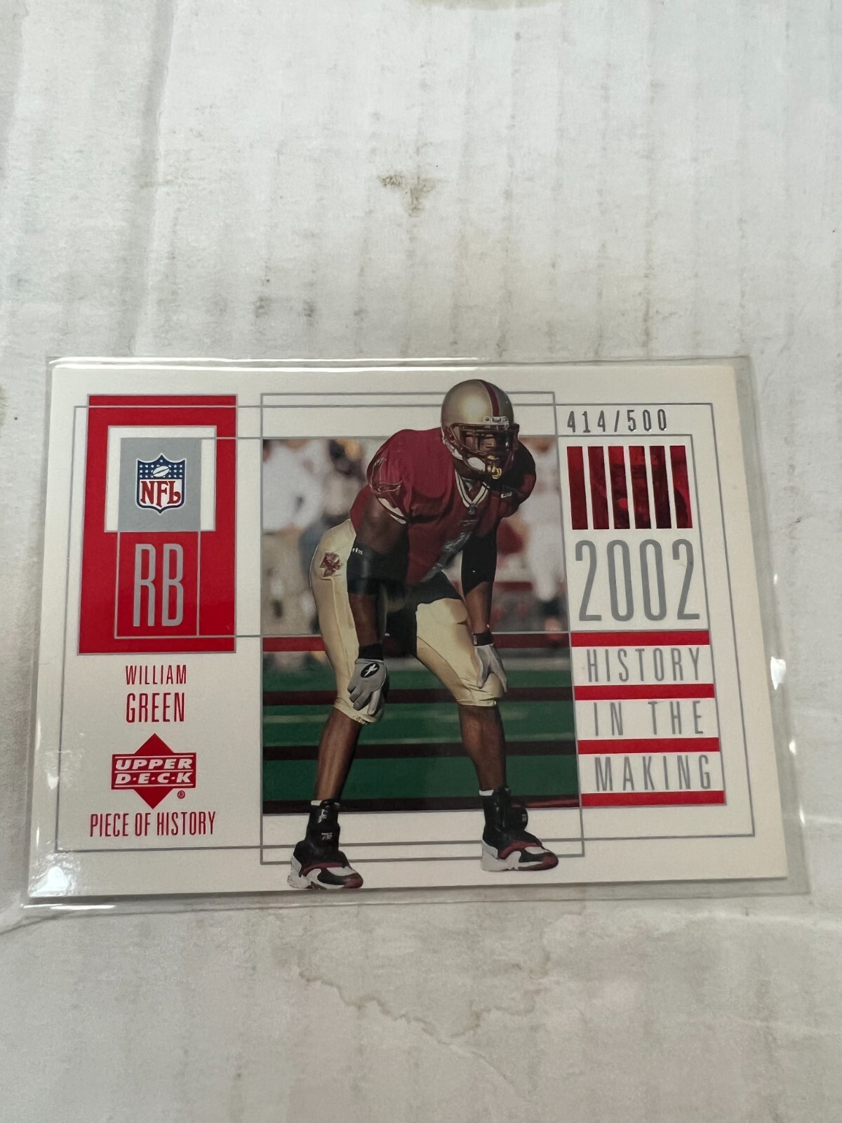 William Green Upper Deck Piece of History #128 Base