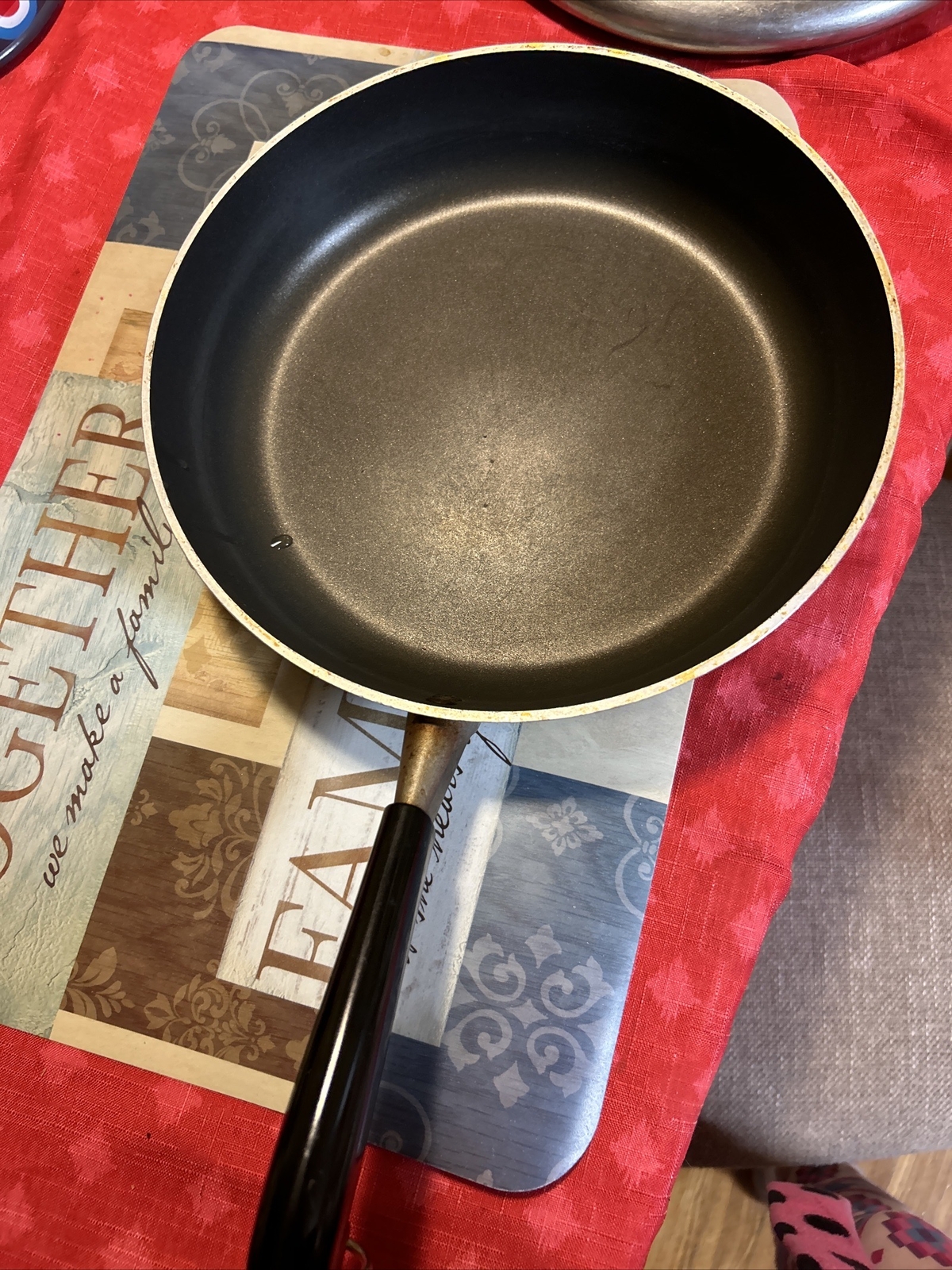 Vintage 1801 Revere Ware 10 inch Non Stick Spiral Bottom Frypan Skillet