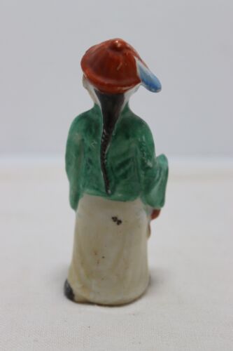 Vintage Figurine Asian Wise Man Figurine with Pipe Occupied Japan 4” High - Picture 3 of 5